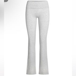 SKIMS Foldover Pant Cotton Jersey LIGHT HEATHER GREY